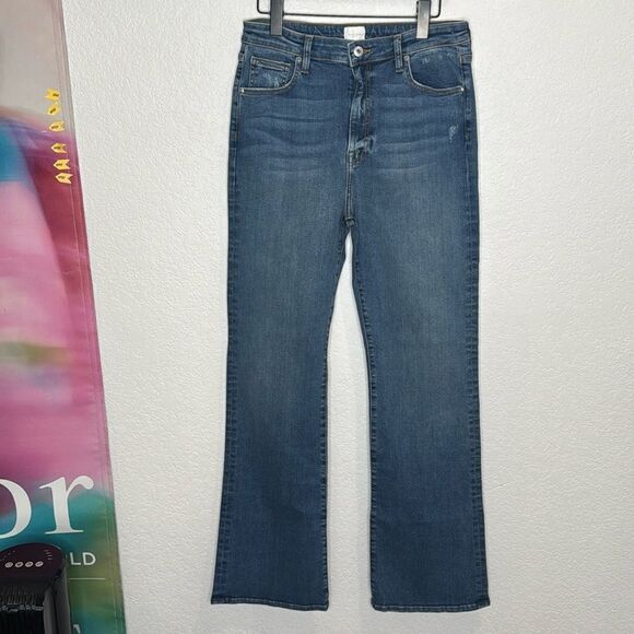 NWT JONATHAN SIMKHAI Charlie High Rise Bootcut Jeans In Sorrento Size 32 - Picture 2 of 14